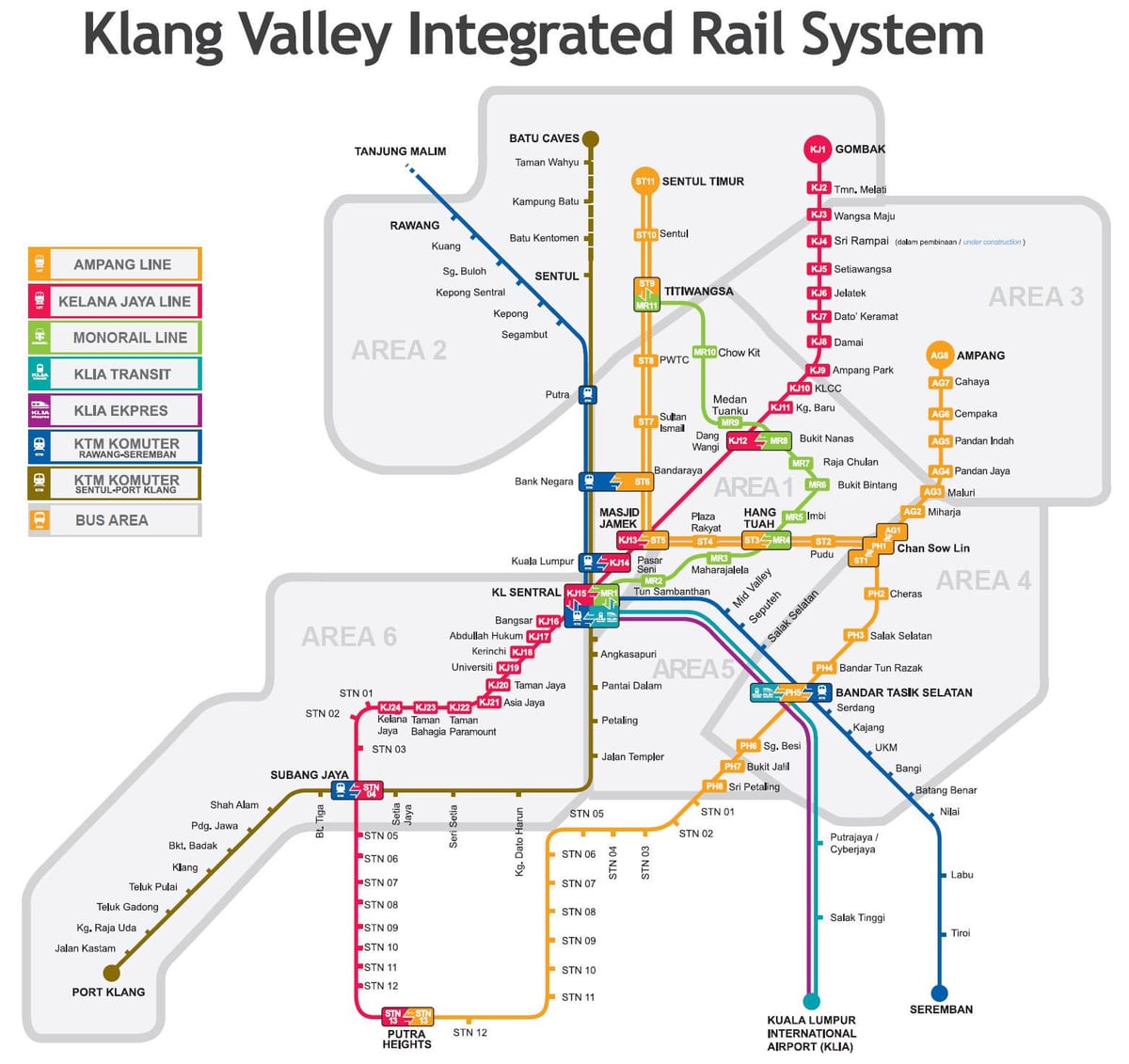 lrt-Karte malaysia 2016