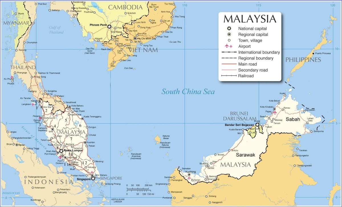 Karte von malaysia-Flughafen-terminal