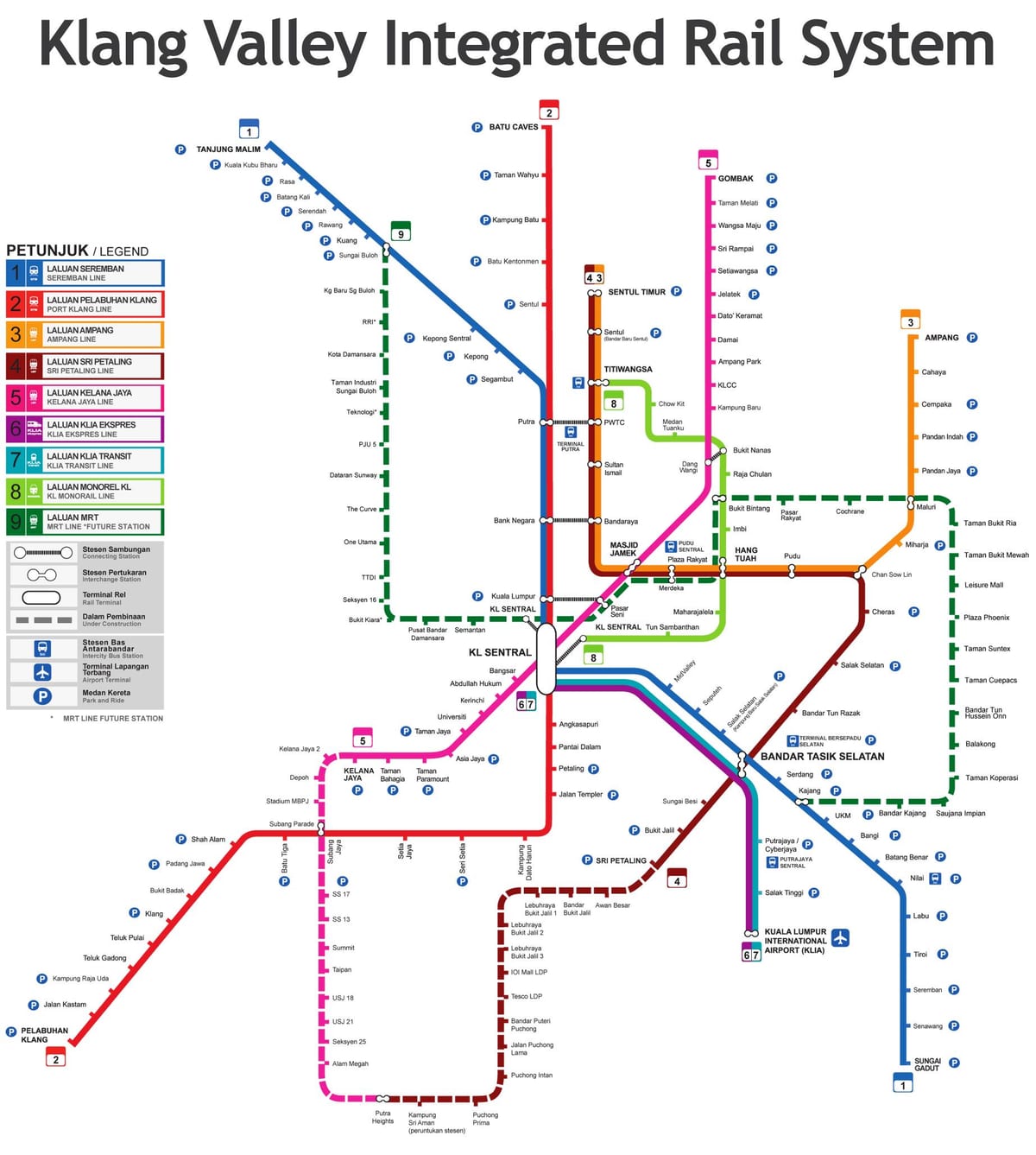 transit-Karte malaysia