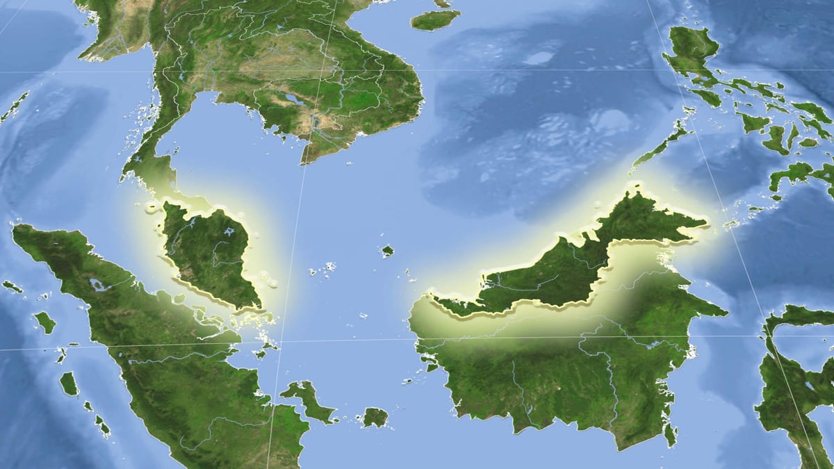 live-Satelliten-Karte von malaysia
