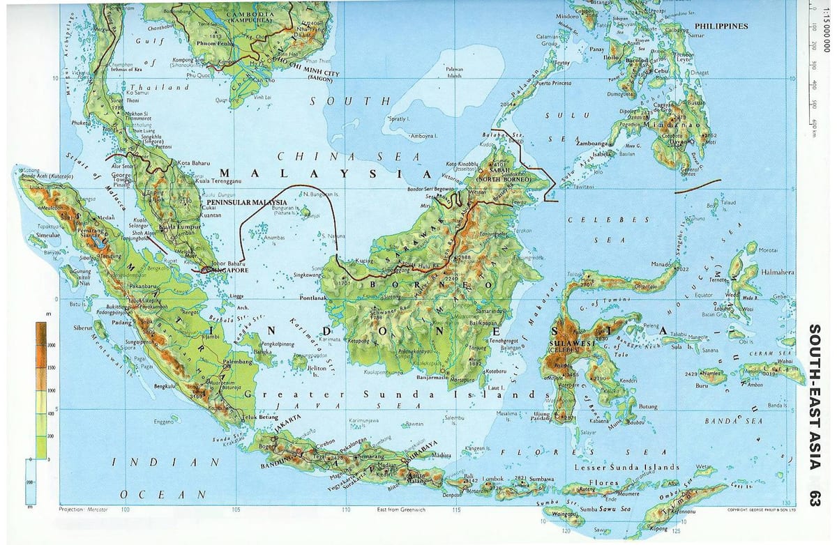 malaysia Kontur anzeigen