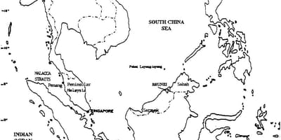 Landkarte malaysia Karte Zeichnung