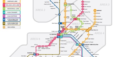 Lrt-Karte malaysia 2016