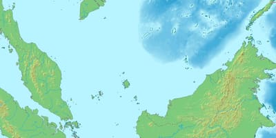 Karte von malaysia-3d