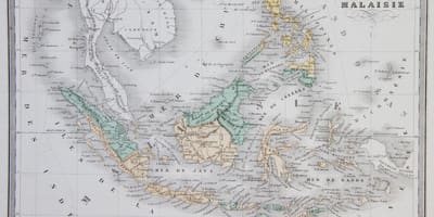 Karte von malaysia alten