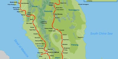 Malaysia Zug anzeigen 2016