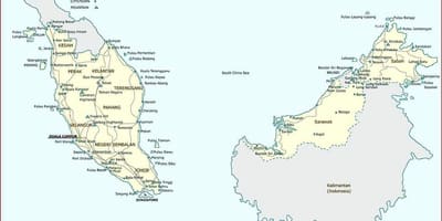 Karte von Malaysia-app