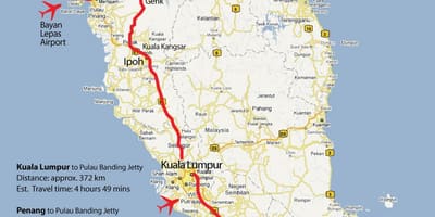 Nord-malaysia Karte anzeigen